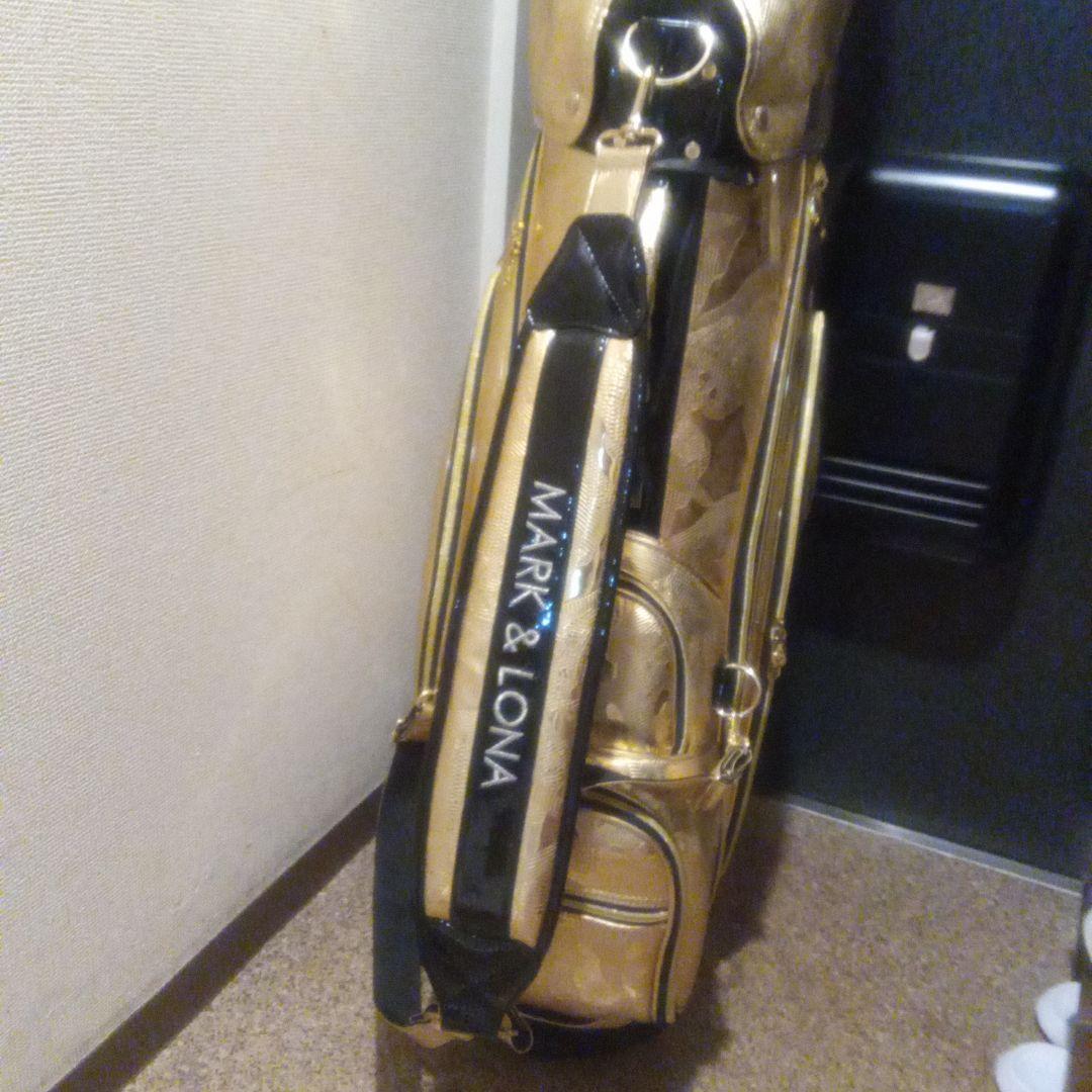 MARK & LONA ゴルフバッグ ゴールド