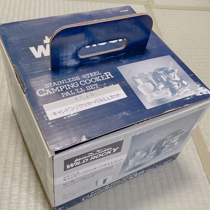 【美品】5人用 ステンレス キャンピング クッカー パル LLセット