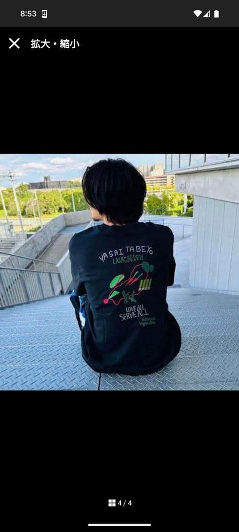 【新品未開封】藤井風　LASA　HEHNベジT(BLACK)　Lサイズ