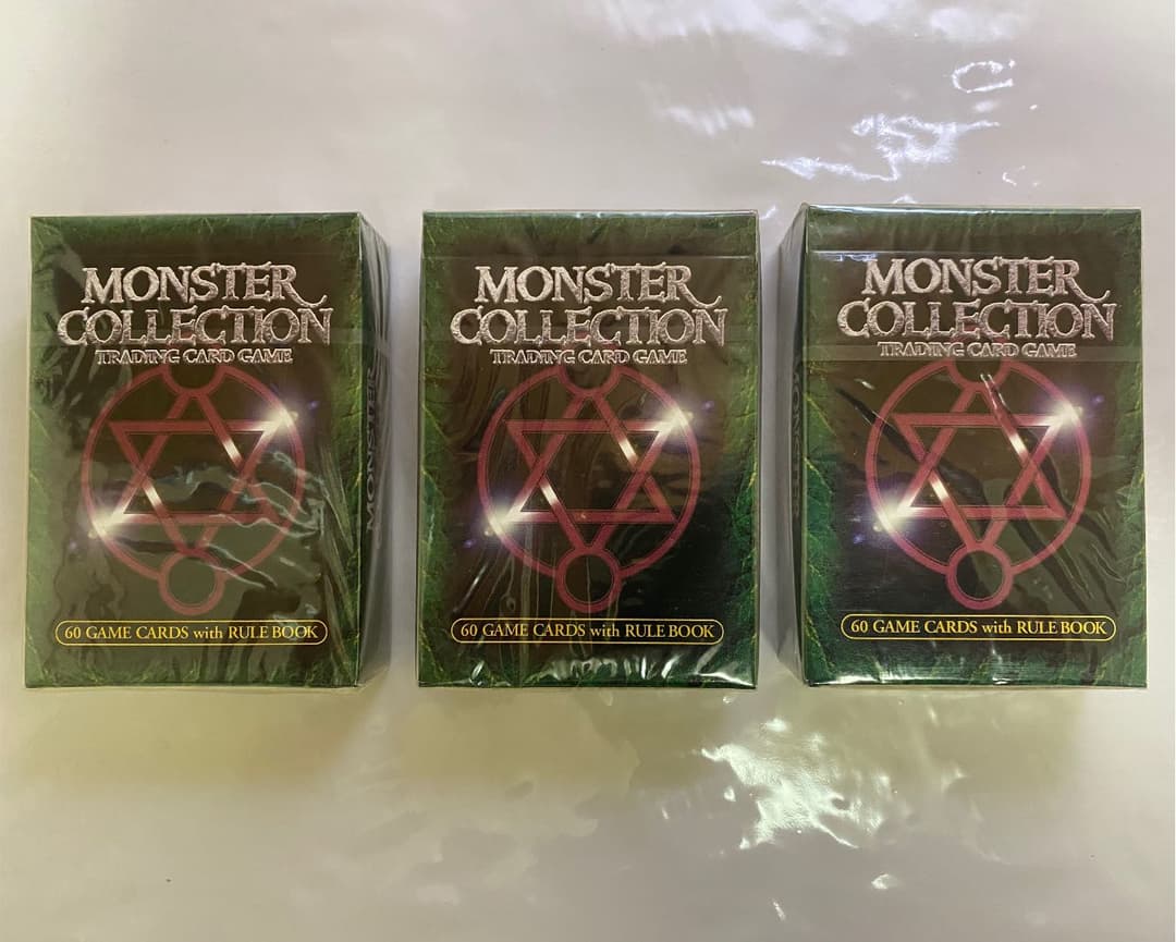 【未開封】モンスター・コレクション　スターターパック　3パック