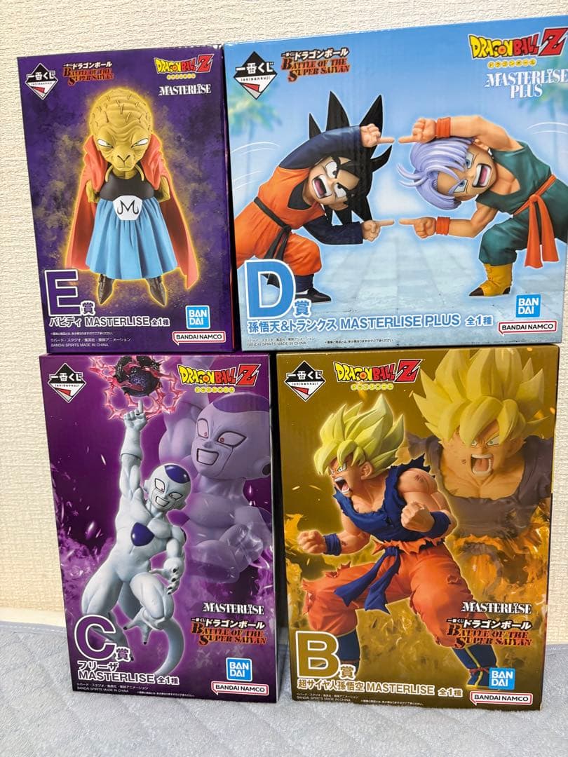 一番くじ　ドラゴンボール　B　C　D　E フィギュア セット