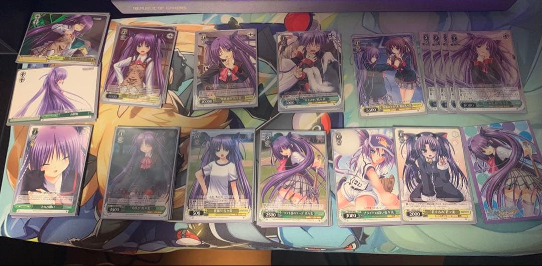 ヴァイスシュヴァルツ　リトルバスターズ　笹瀬川佐々美デッキ　ケース・スリーブ付き