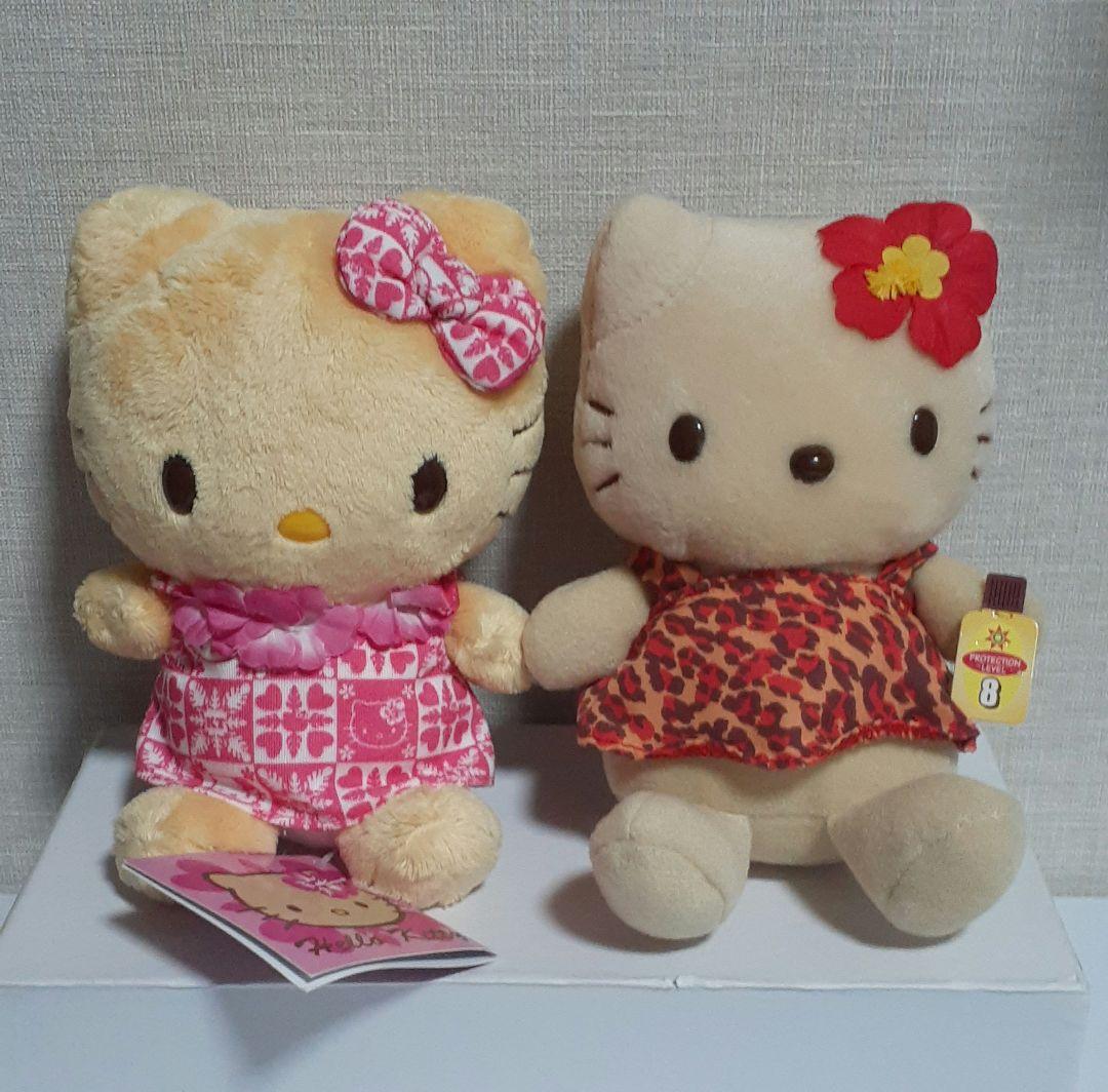 サンリオ　キティ　日焼け　ぬいぐるみ