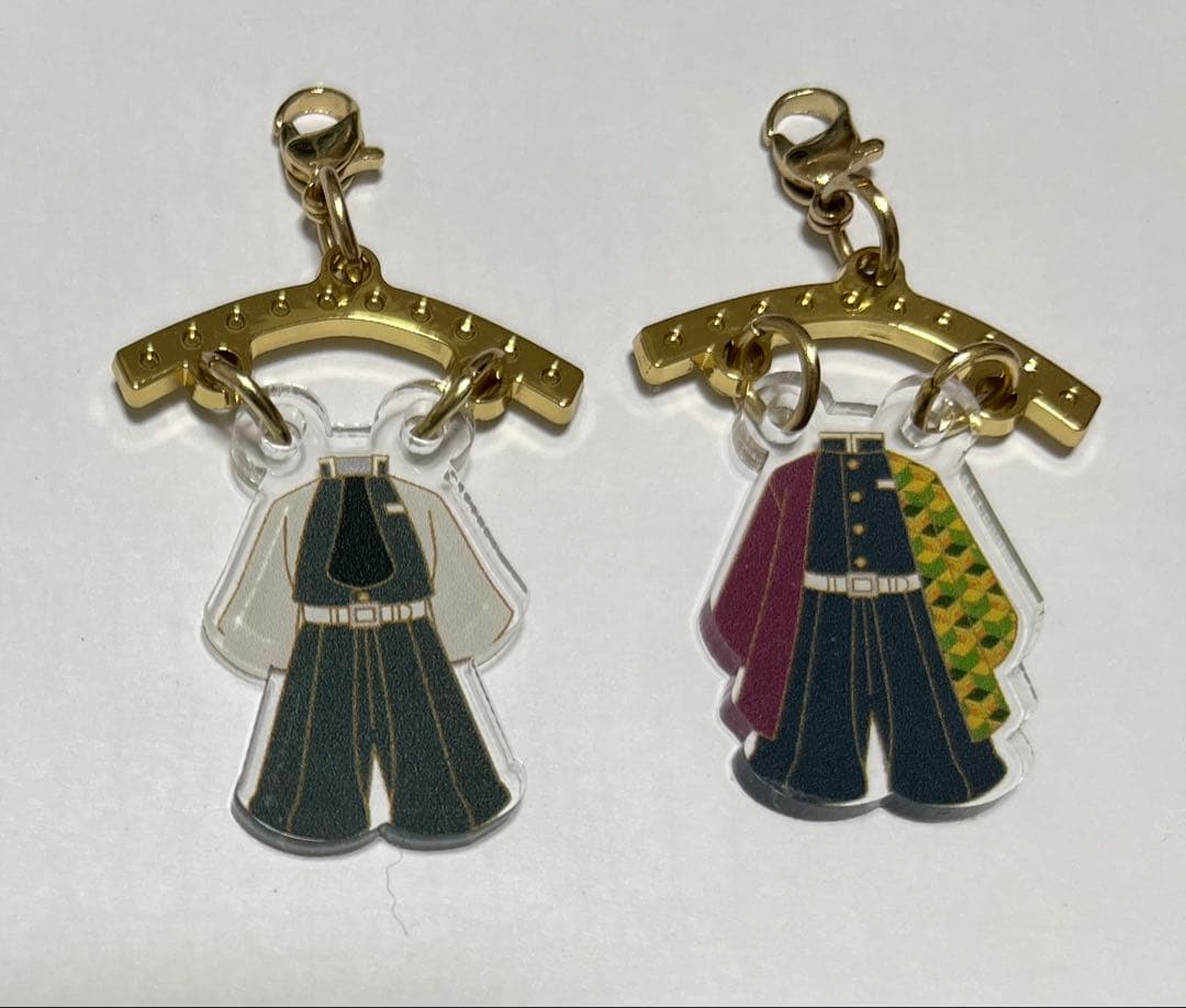 鬼滅の刃 コスプチ アクリルチャーム 隊服 不死川実弥 冨岡義勇 セット