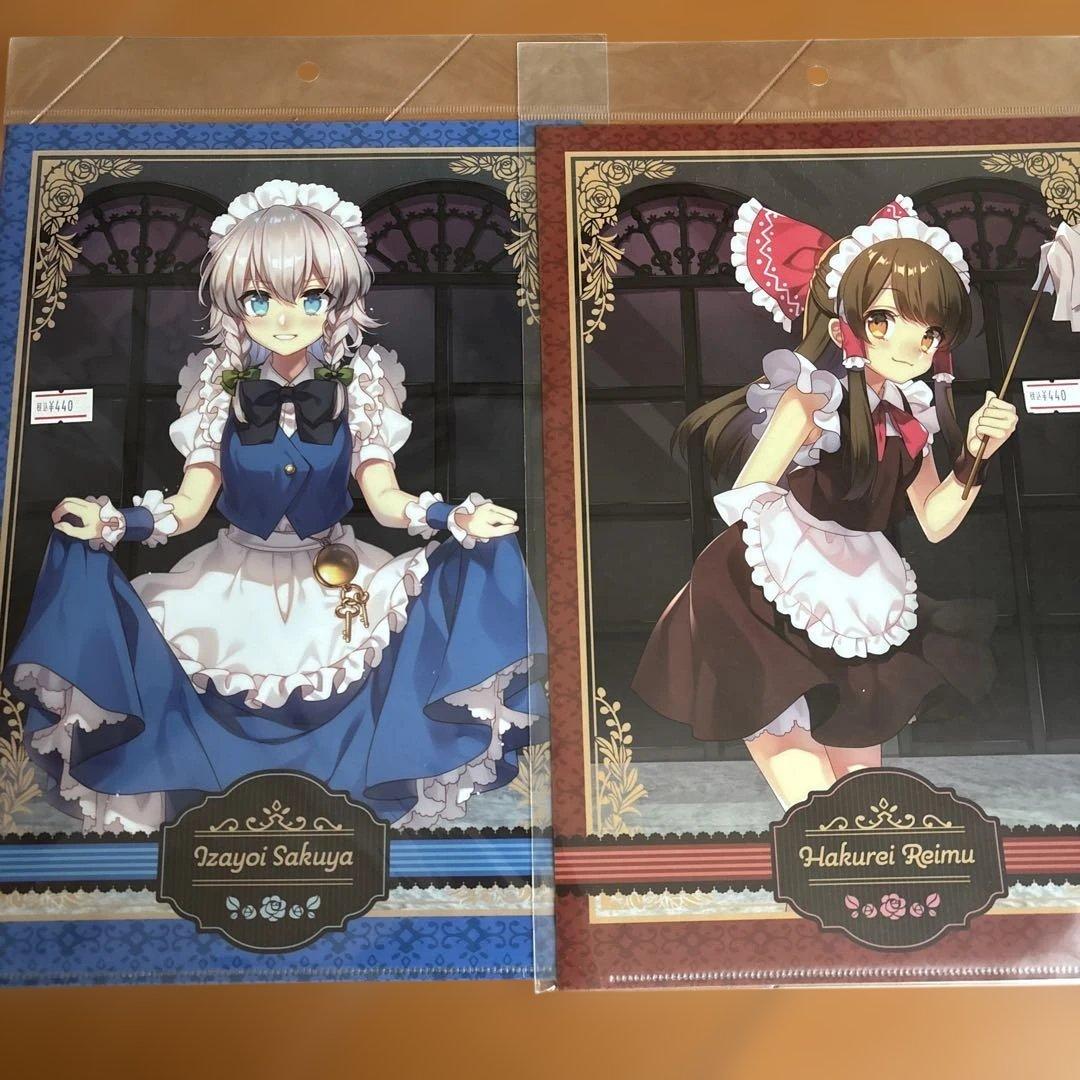 東方Project アリス　霊夢　クリアファイル　アクリルキーホルダー　まとめ売