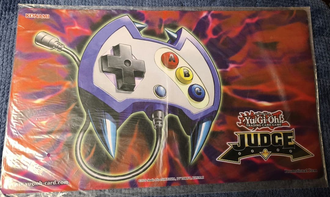 遊戯王　EU英語版　公式プレイマット　エネミーコントローラー　judge限定