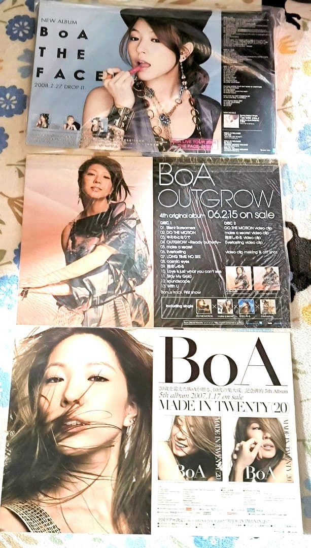 即購入◎BoA★貴重★告知スタンドPOP★3点セット