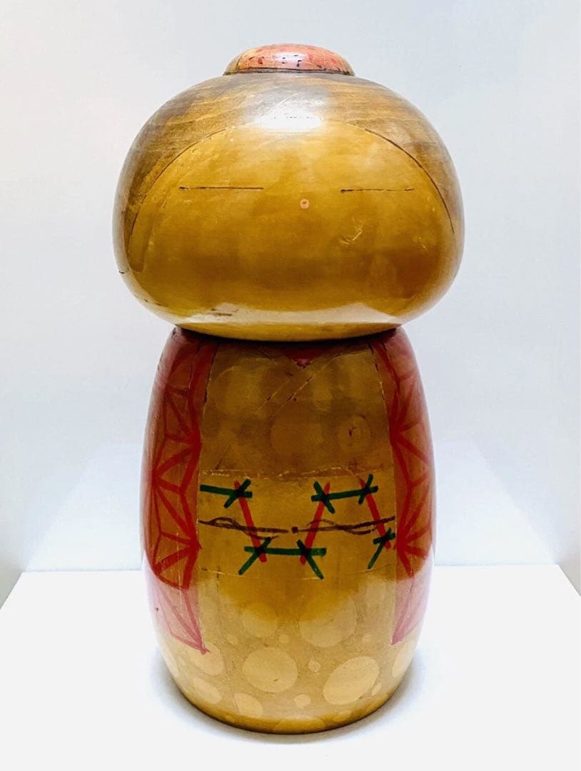 中古　こけし　人形　日本　木製　伝統　だんご　東亜　大　コレクション　G