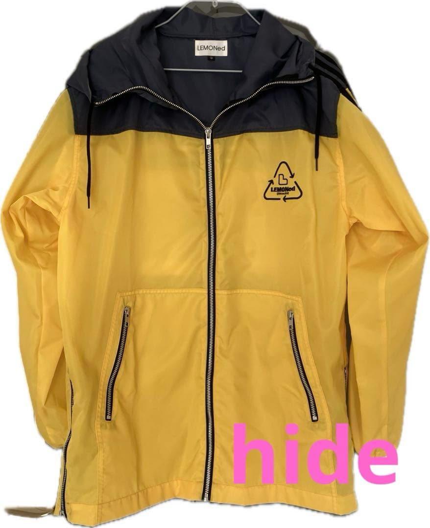 LEMONed ラインパーカーイエロー・サイズ3