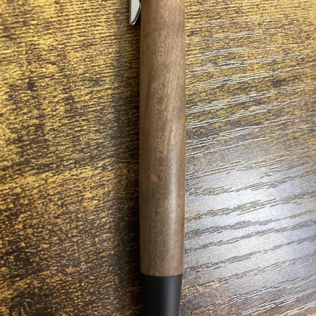 yossy67野原工芸　新型　シルバー金具　胡桃のシャープペンシル