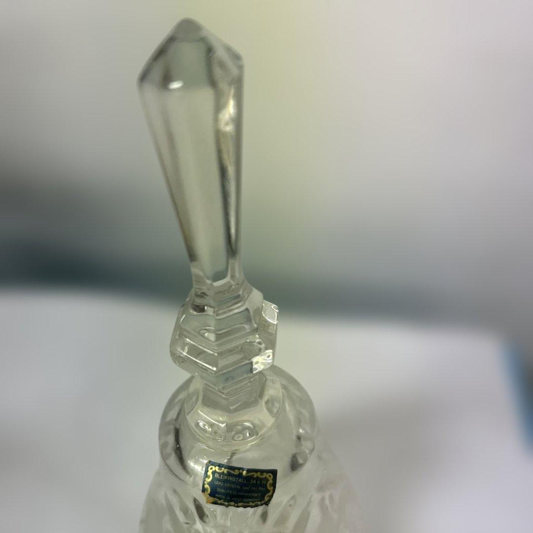 西ドイツ製　カットガラス ハンドベル