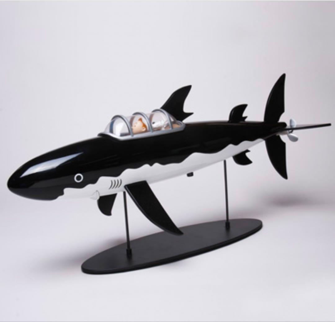 タンタン42cmレジン型大模型　 サメマリン号　激レア超希少　TINTINの冒険