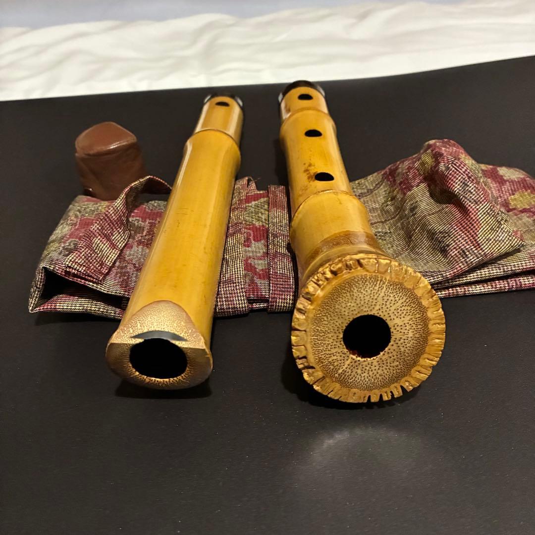 都山流1尺８寸在銘(一真)尺八