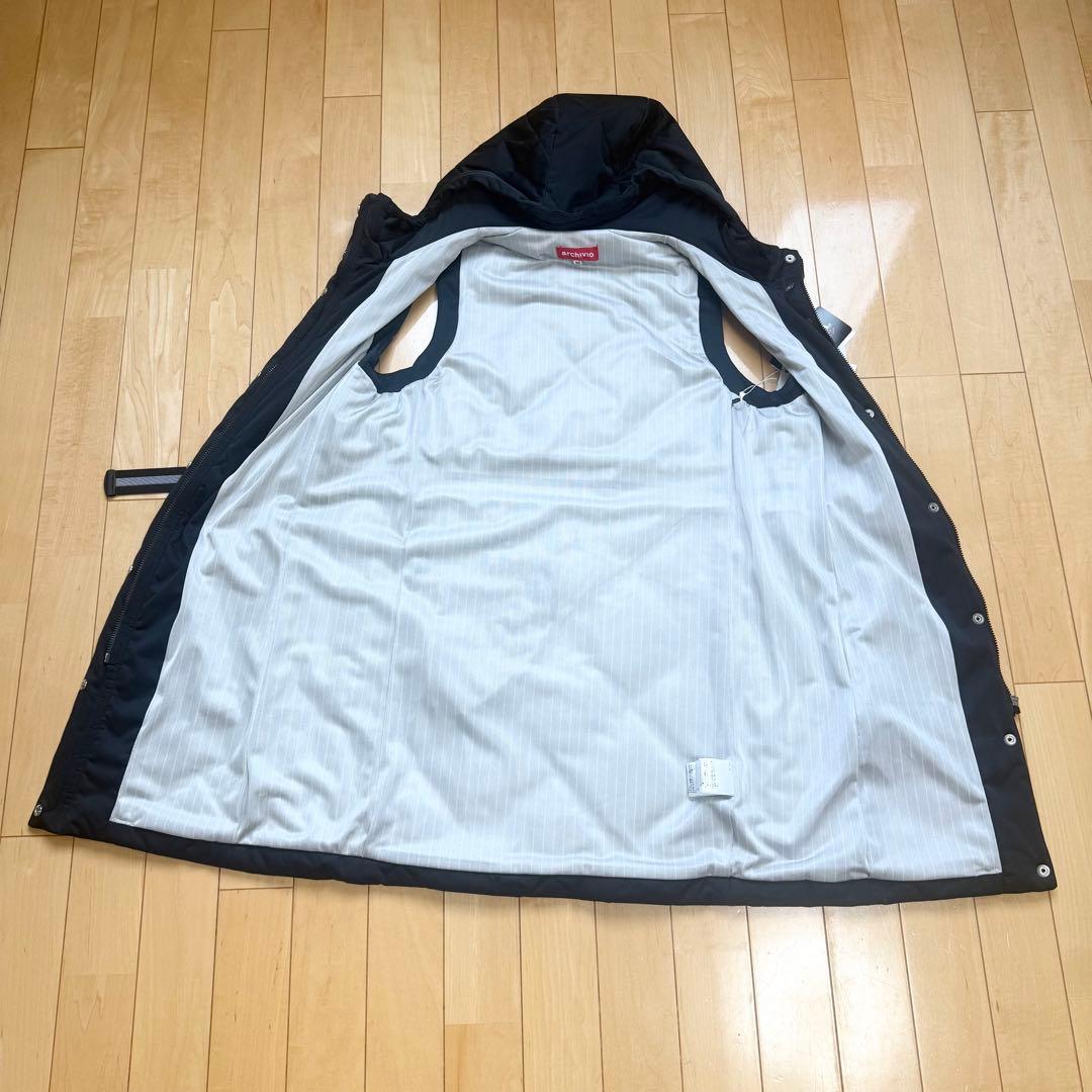 【未使用 タグ付】 アルチビオ 中綿 ワンピース ベスト ジレ ブラック36