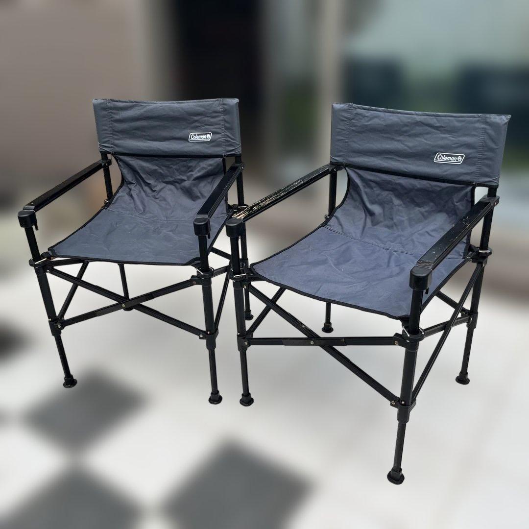 Coleman ツーウェイキャプテンチェア 2脚セット 折りたたみ グレー