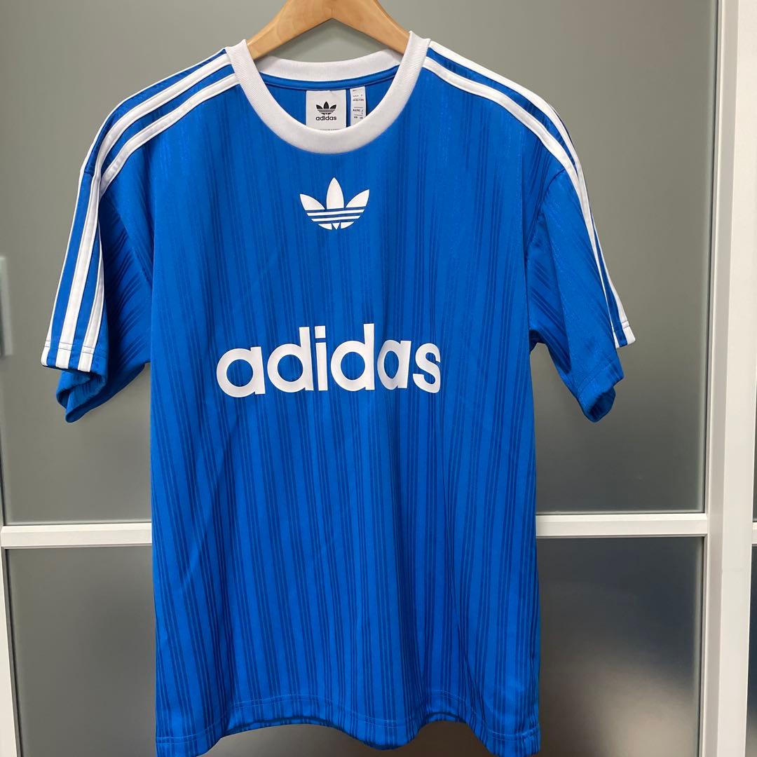 アディダス アディカラー ゲーム Tシャツ S ブルー