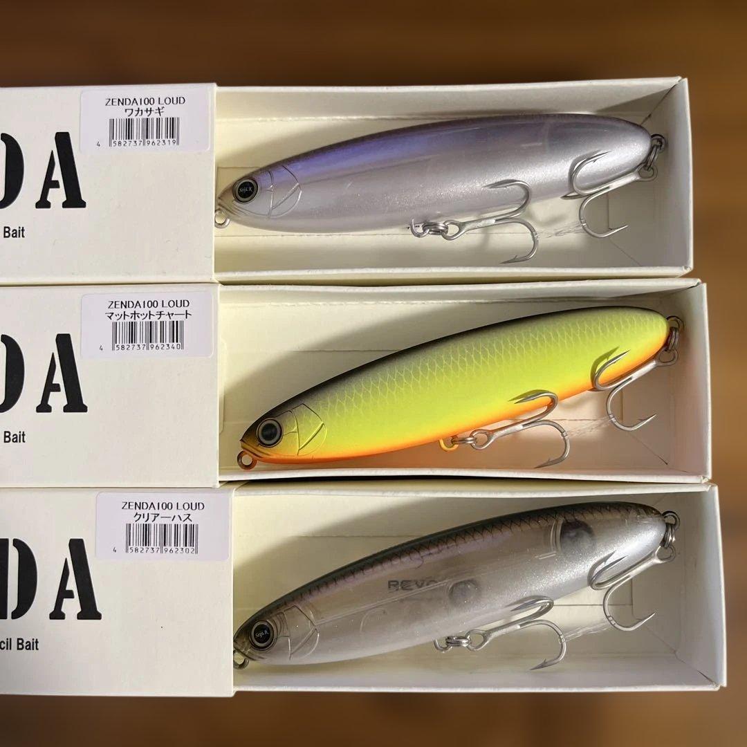 レヴォニック　ゼンダ100 ワカサギ　マットホットチャート　クリアーハス