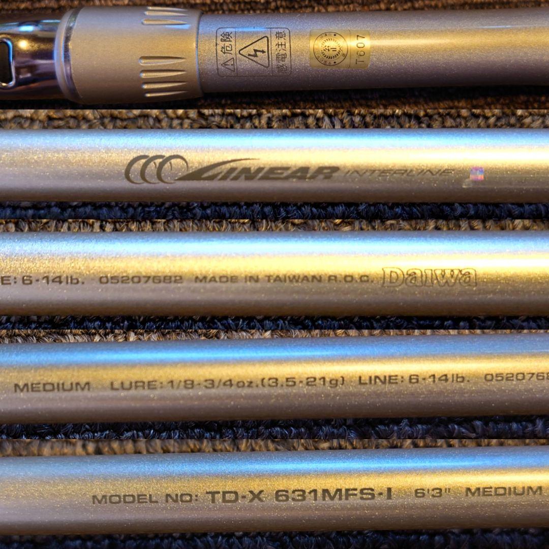 極上美品97 チームダイワ X TD-X 631MFS-I リニアインターライン