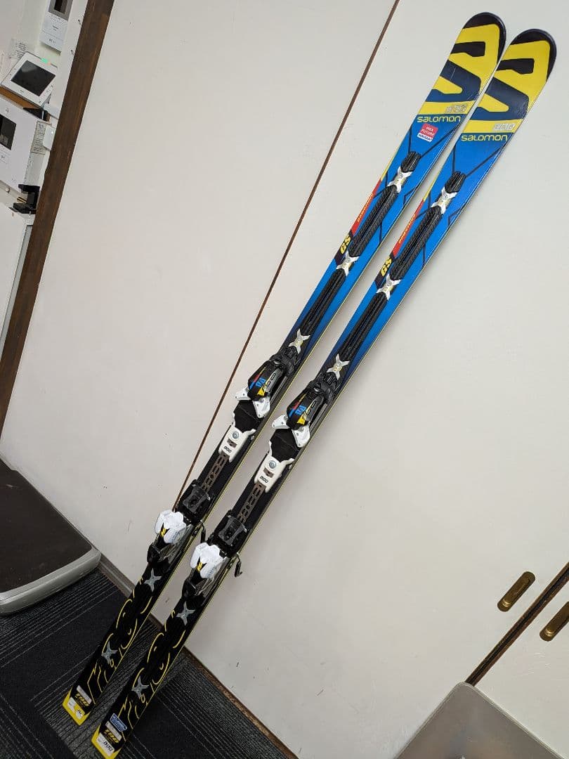 値下げSalomon GS POWER LINE 190cm スキー板 青/黄
