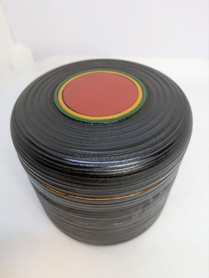 ☆ｂ633、独楽象谷丸二段重｜漆器の島安【うるわしうるし】根来塗