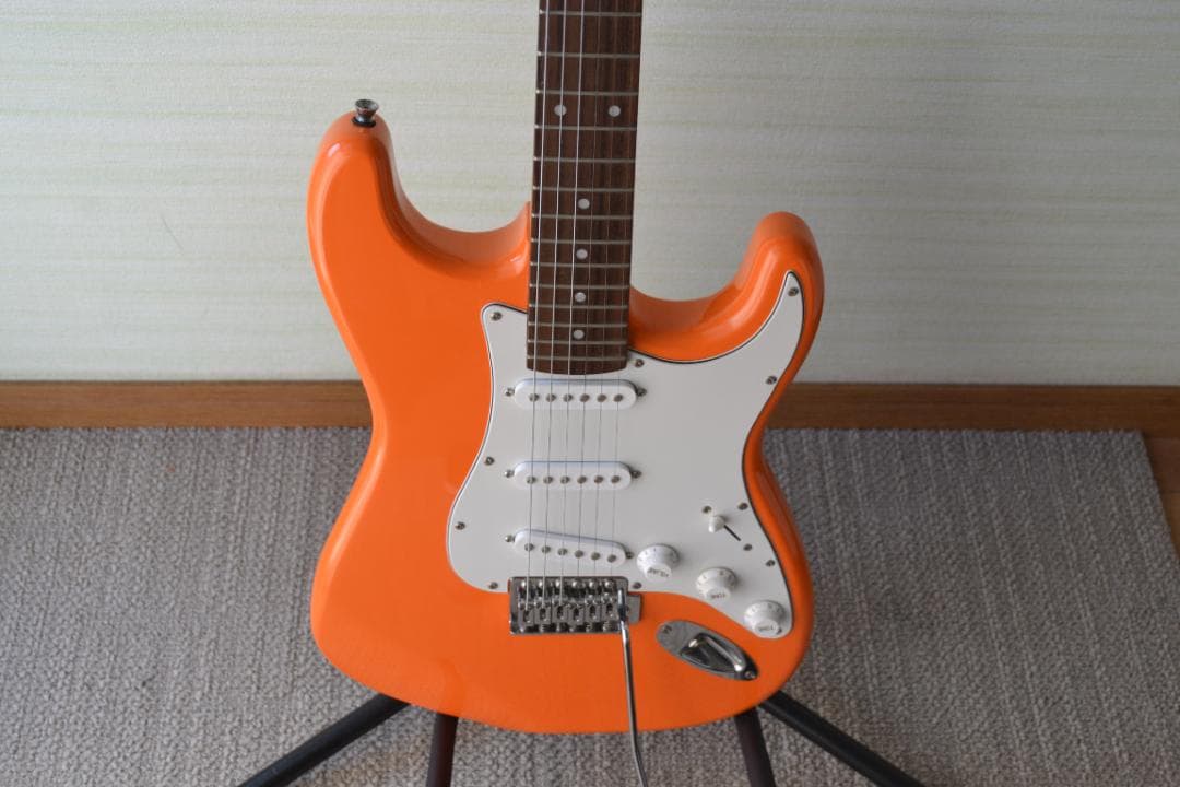 【極上品】Photogenic ストラトキャスタータイプ エレキギターオレンジ
