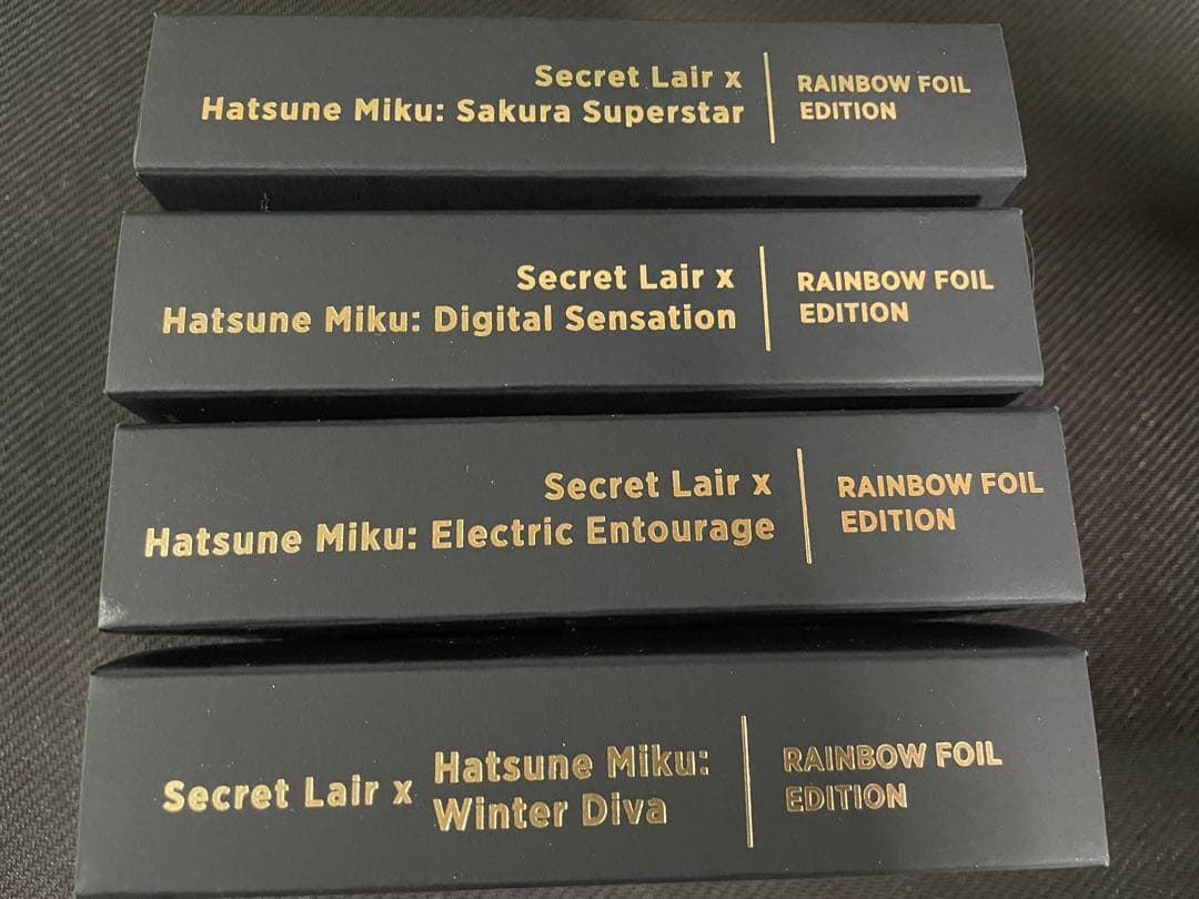 初音ミク Foil版 Secretlair 全4種セット 日本語