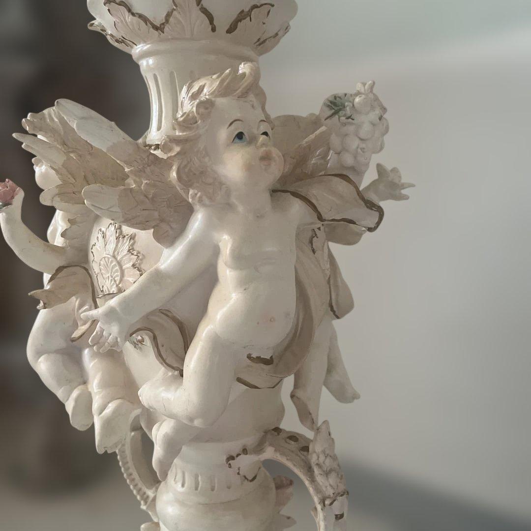 ロココ調 天使のサイドテーブル