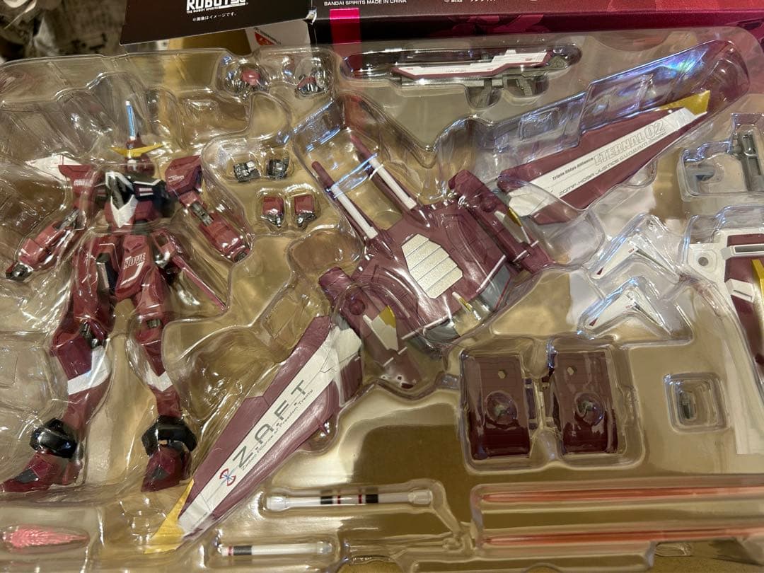 2体 L ROBOT魂 フリーダムガンダム & ジャスティスガンダム