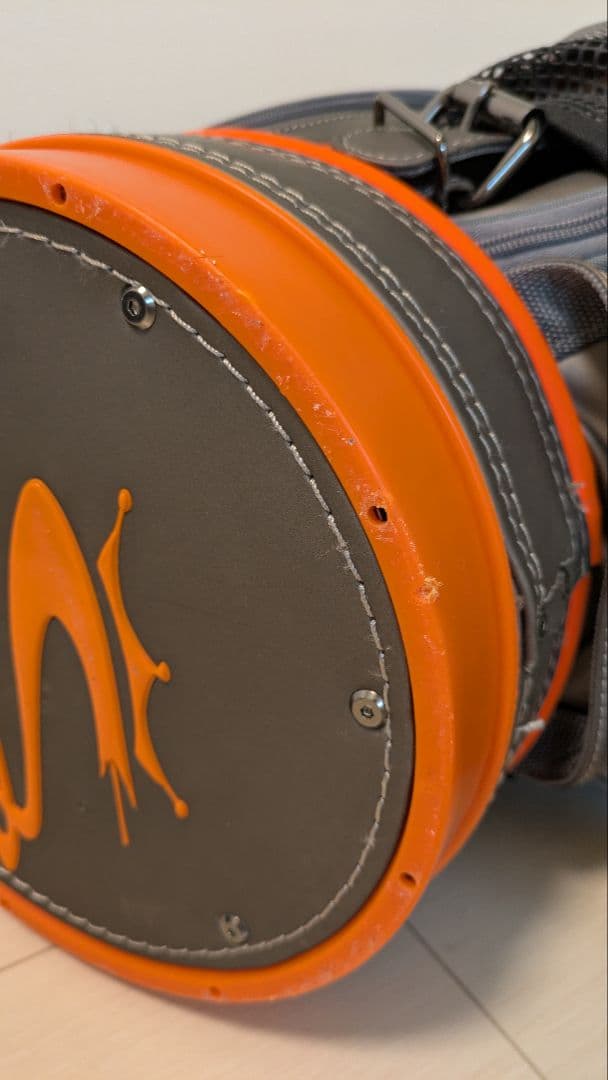 コブラ　キャディバッグCobra グレー/オレンジ　リッキー・ファウラー