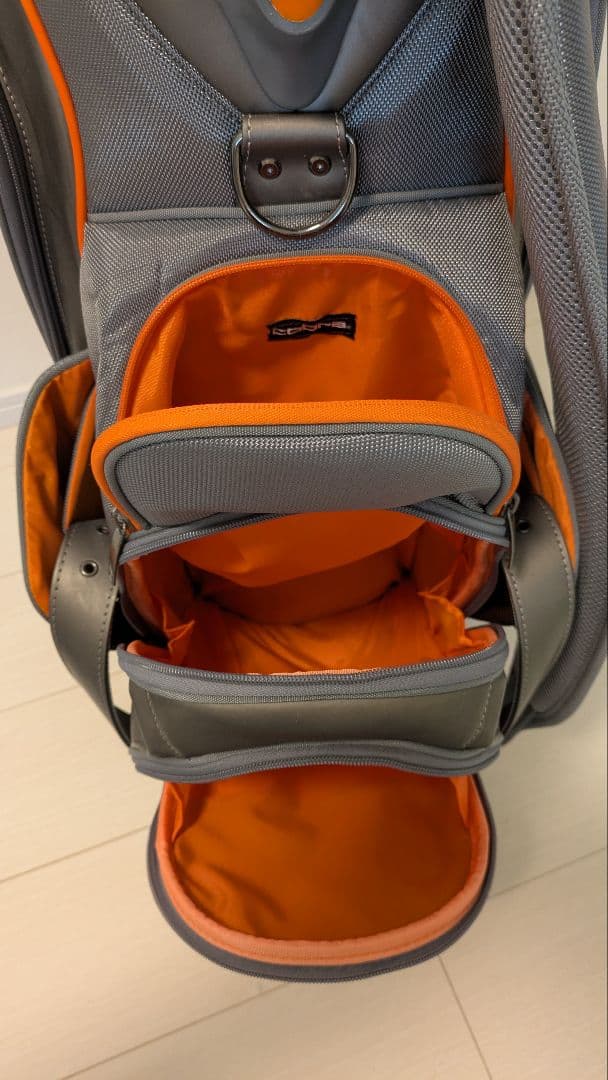 コブラ　キャディバッグCobra グレー/オレンジ　リッキー・ファウラー