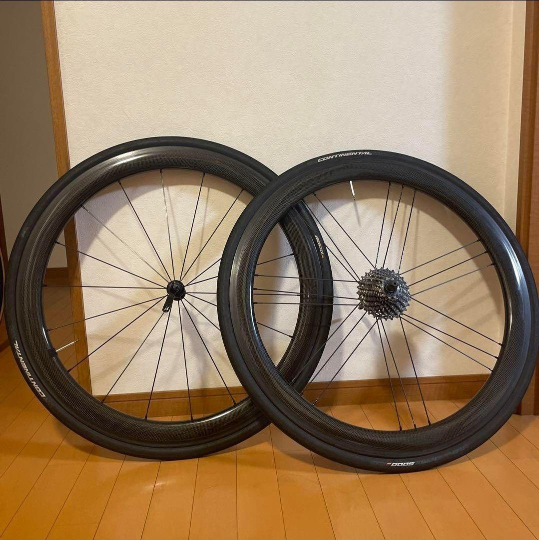 カーボンホイール　リムブレーキ　G3組　ラチェット音良い音します。