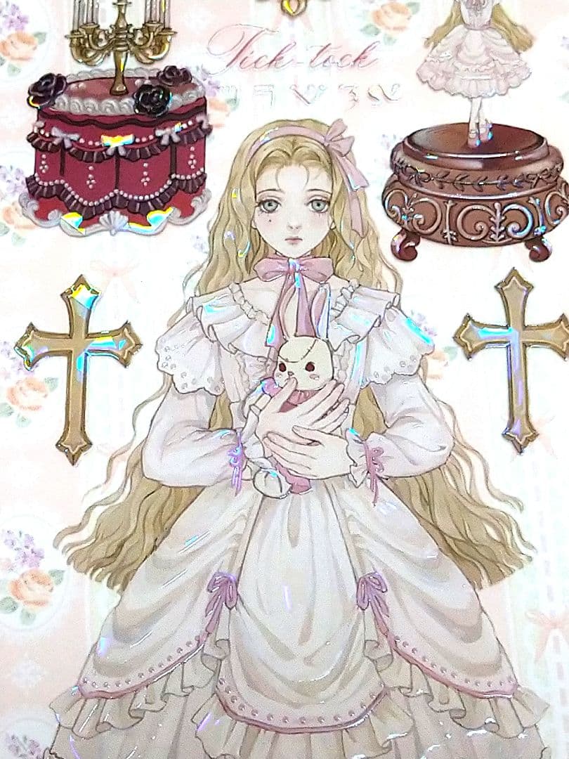 J1042＃邦尼(贝壳光)说出来愿望吧切り売り海外人物マステ女の子