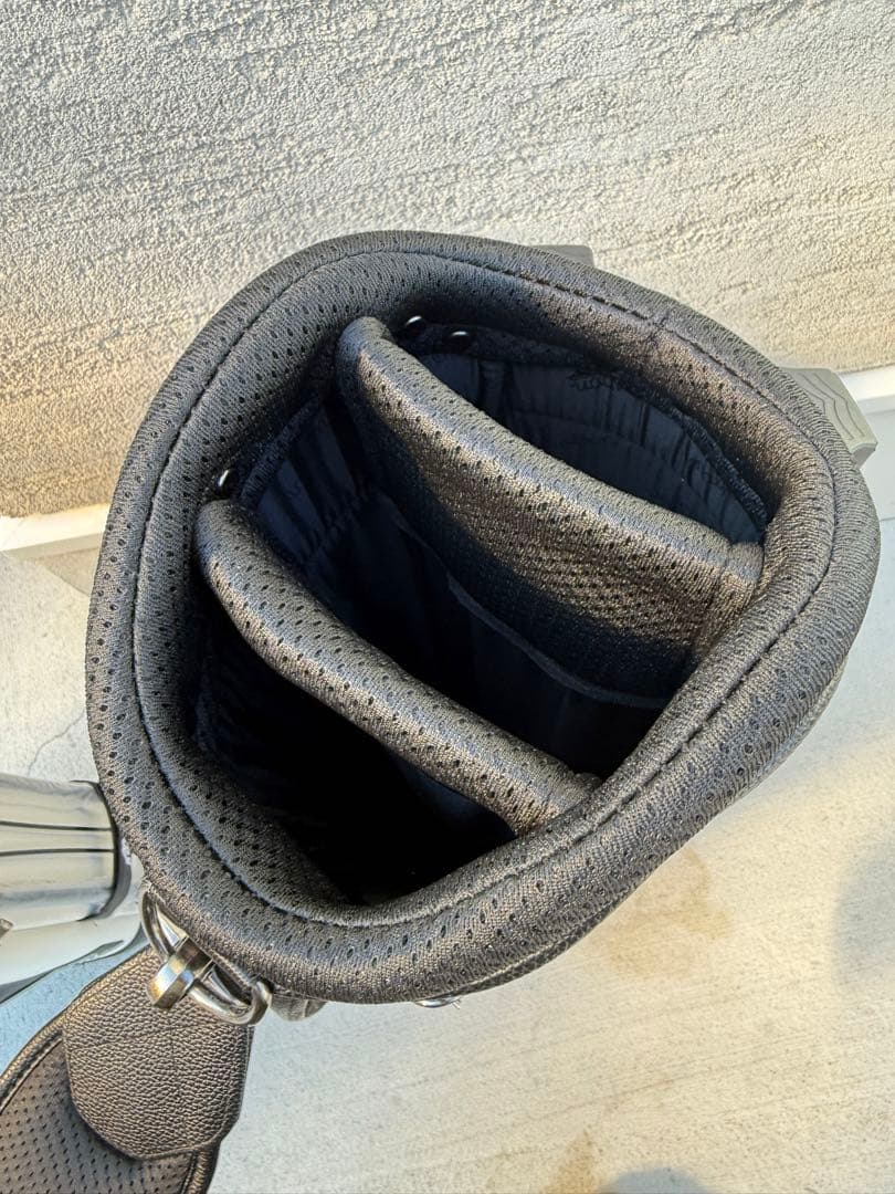 即日発送マルボン Malbon 新作 ゴルフキャディバッグスタンド式白