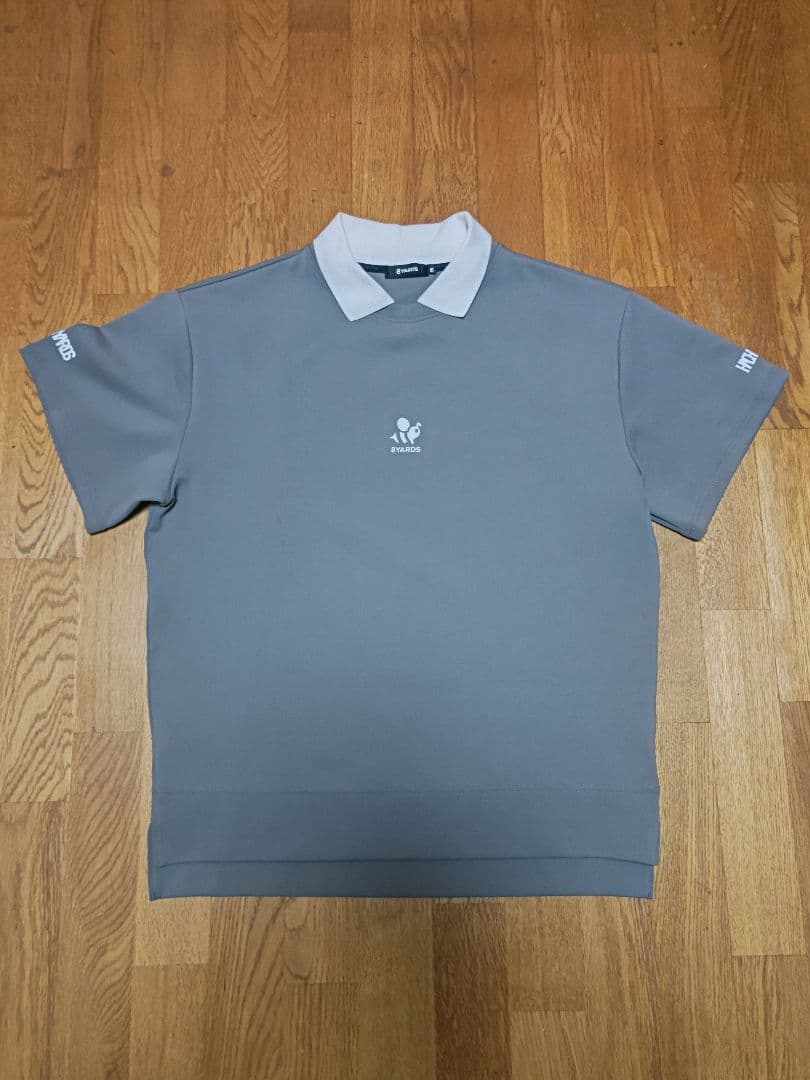 8YARDS モカグレー ポロシャツ サイズM ハチヤーズ 美品