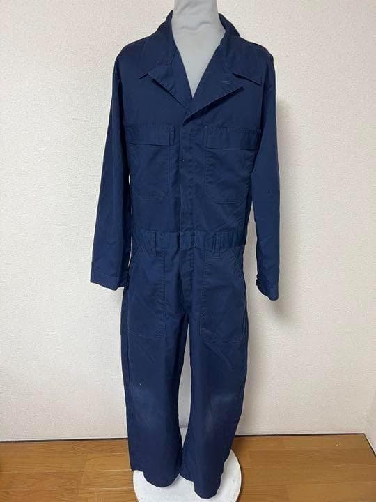 米軍 実物 ユーティリティ カバーオール 紺
