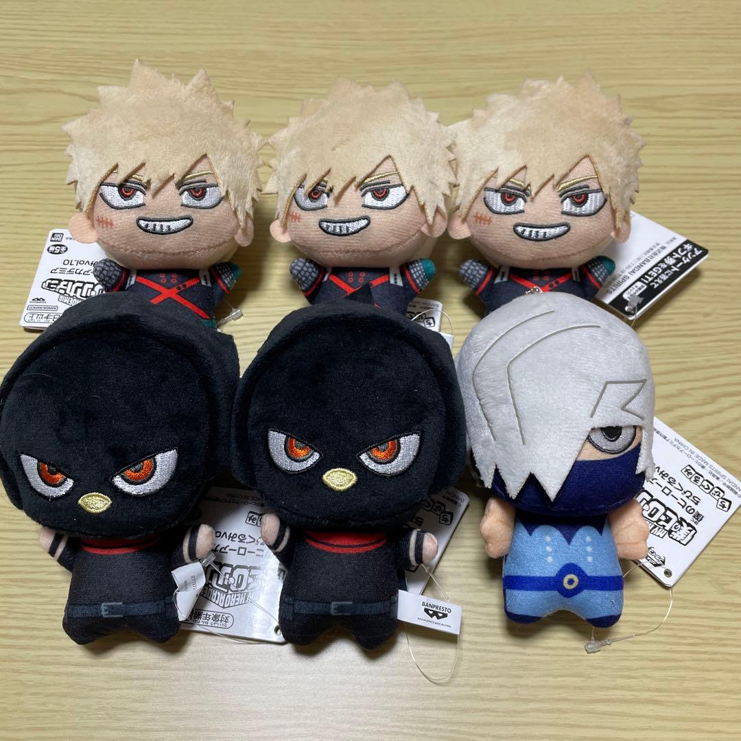 僕のヒーローアカデミア ちびぐるみ 障子目蔵 爆豪勝己 常闇踏陰 ヒロアカ