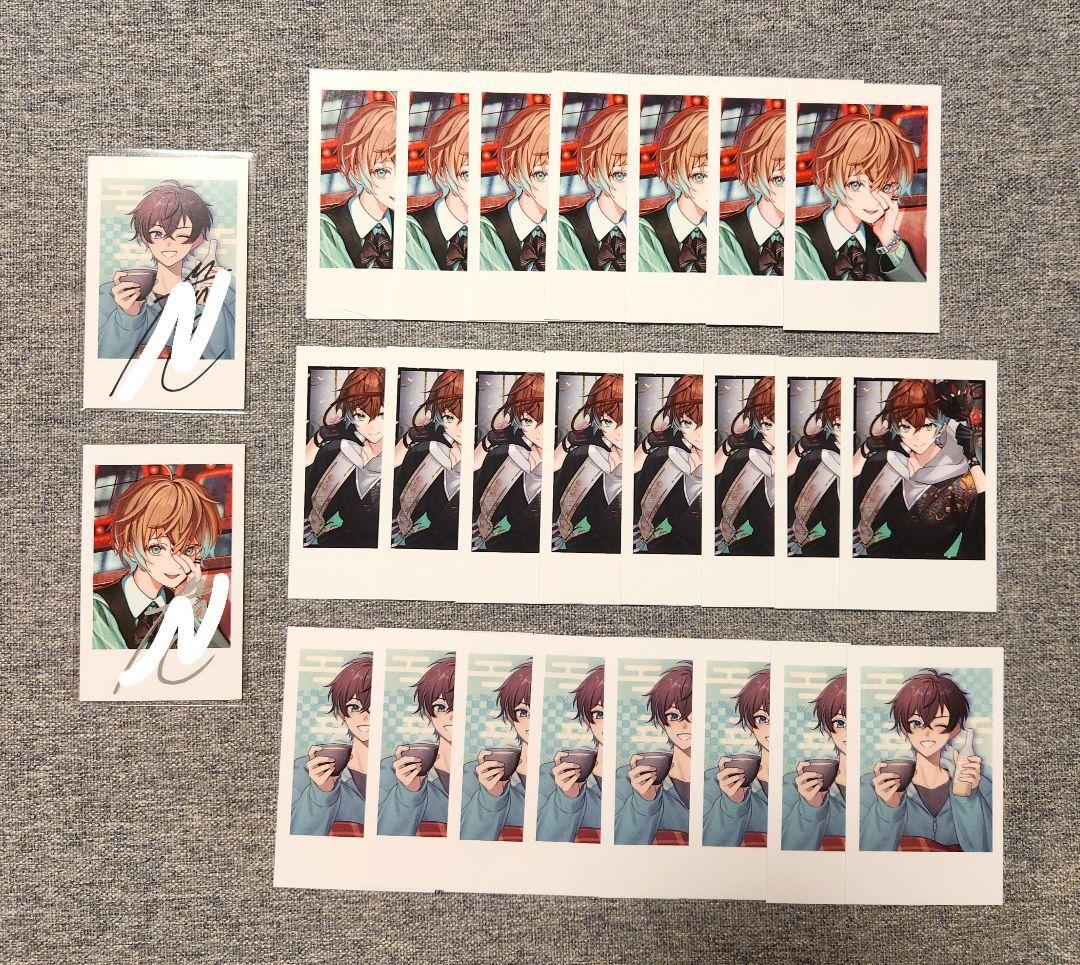 〘BAD COLLAR〙バカラ 無音 チェキ風トレカ 25枚(2枚サイン入り)