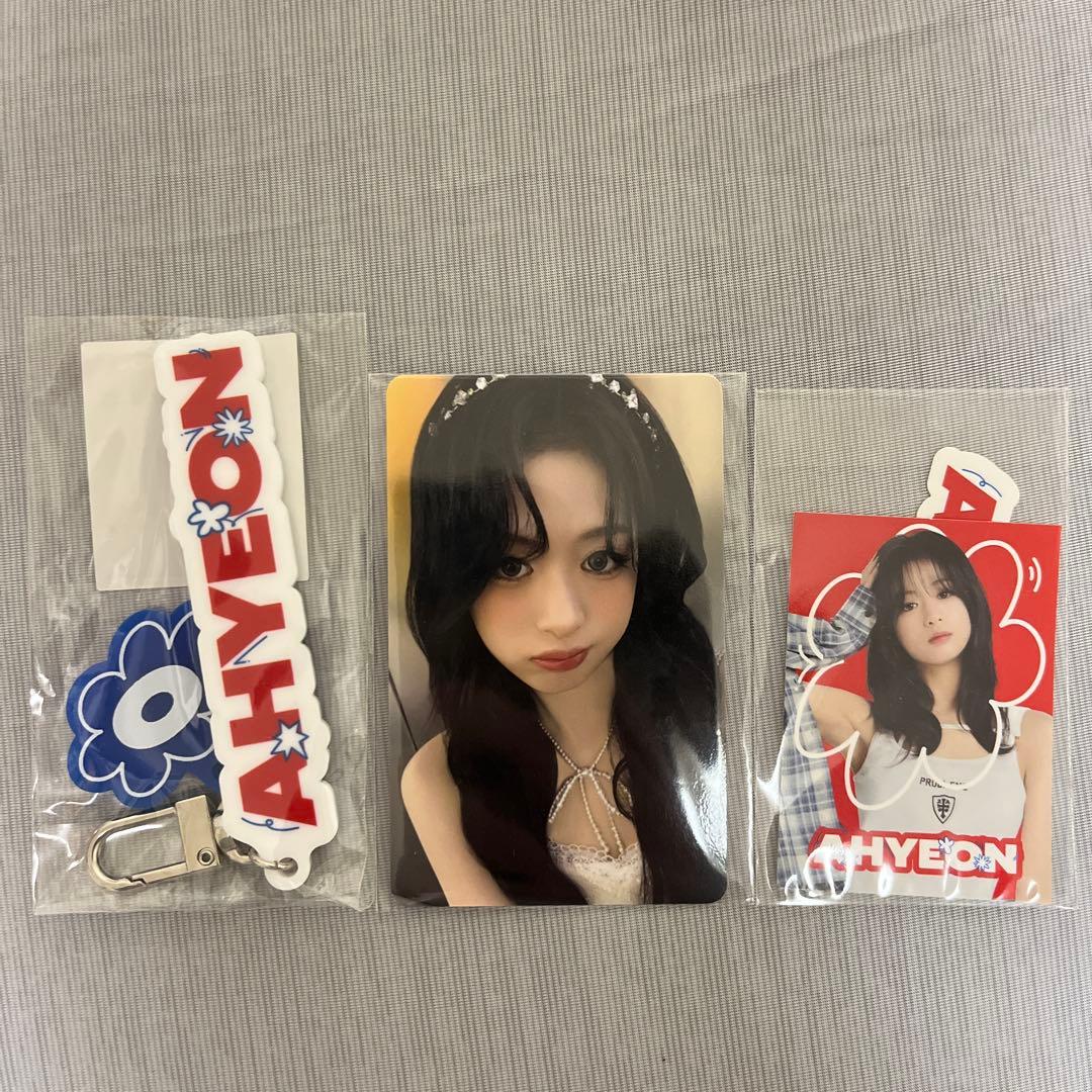 C*a様 BABYMONSTER AHYEON 限定トレカ・キーホルダーセット