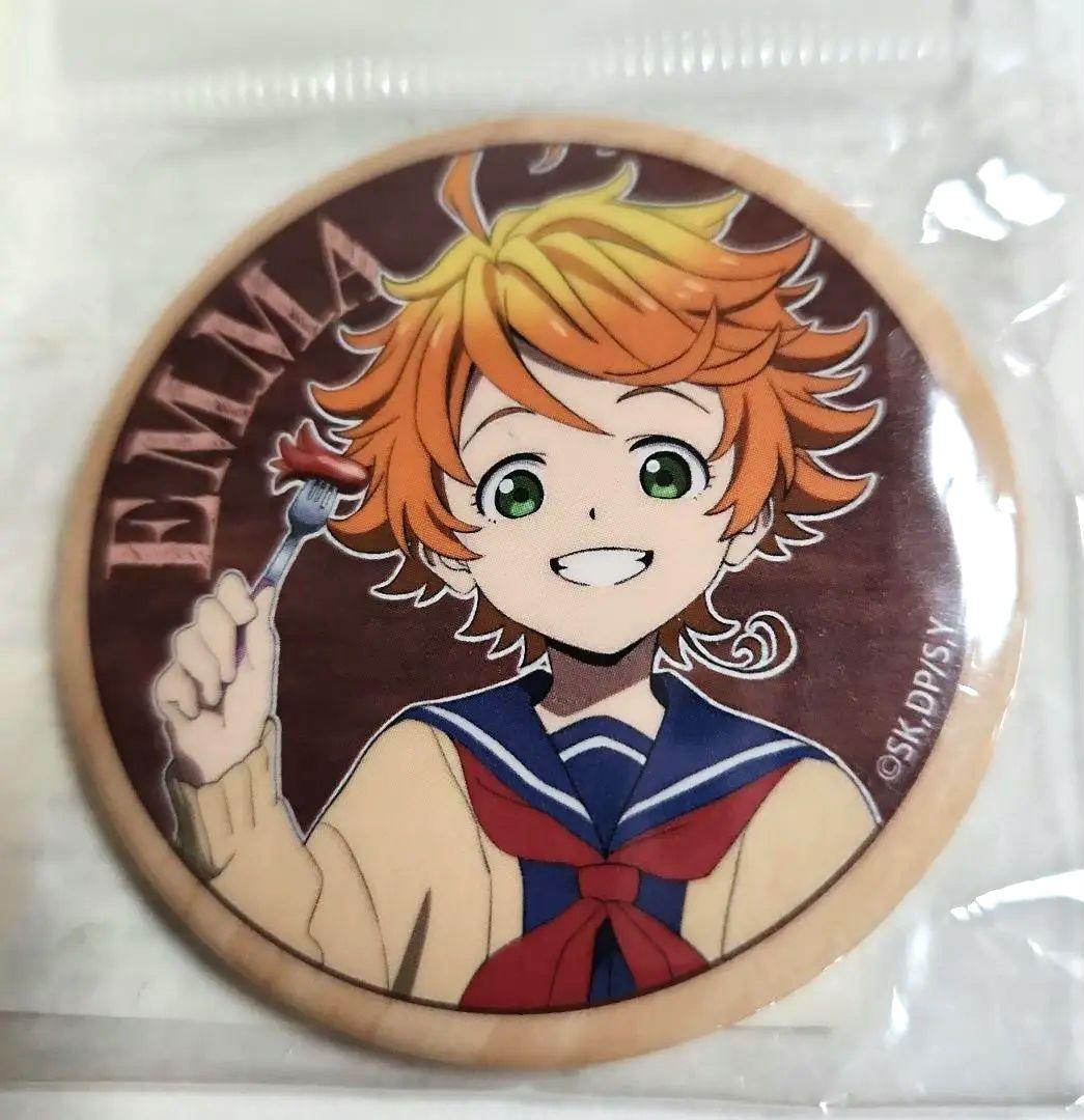 未使用☆約束のネバーランド 缶バッジ 学生服ver. エマ