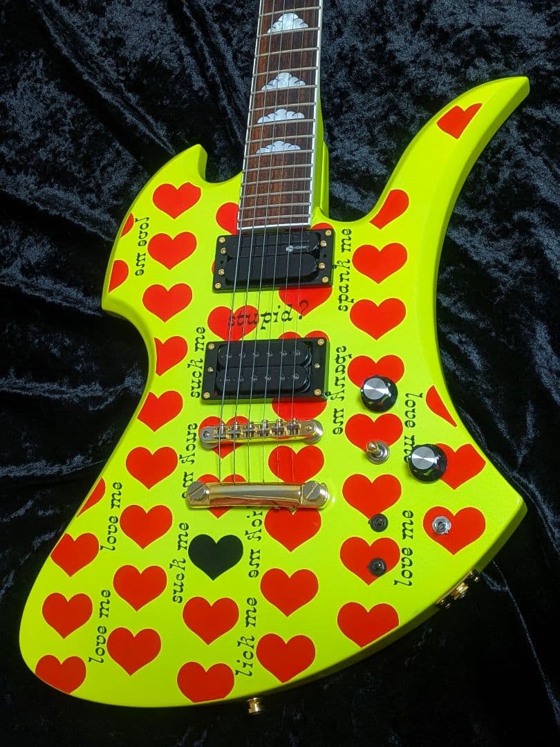 フェルナンデス MG-145S カスタマイズ グリーンハート モッキンバード