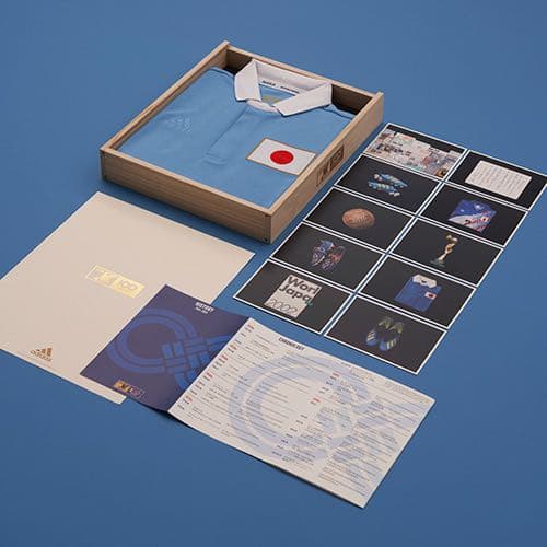 日本代表　100周年アニバーサリーユニフォームLサイズ(パッケージ付き)