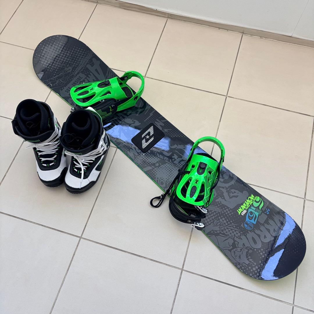 【スノボセット】ELAN スノーボード 152cm、ビンディング、ブーツ付き