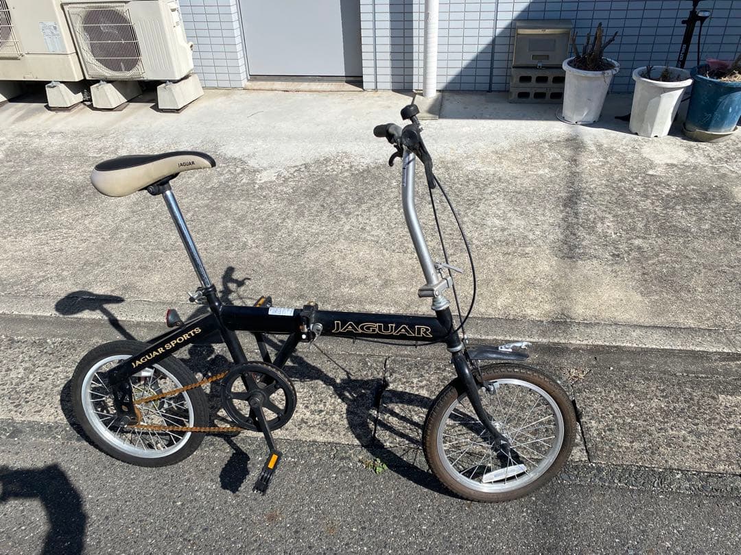 jaguarの折りたたみ自転車（黒）