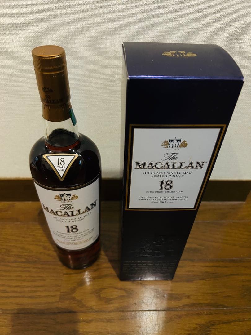 マッカラン18年　2017とマッカラン12年