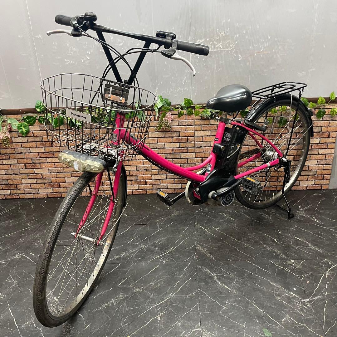 【112】電動自転車 Panasonic A.girl's ピンク 26インチ