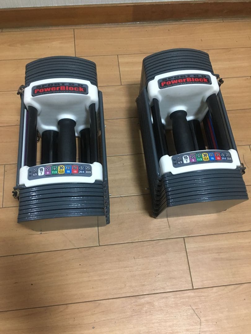 ②POWERBLOCK SPORT5.0パワーブロック ダンベル 23Kg×1個