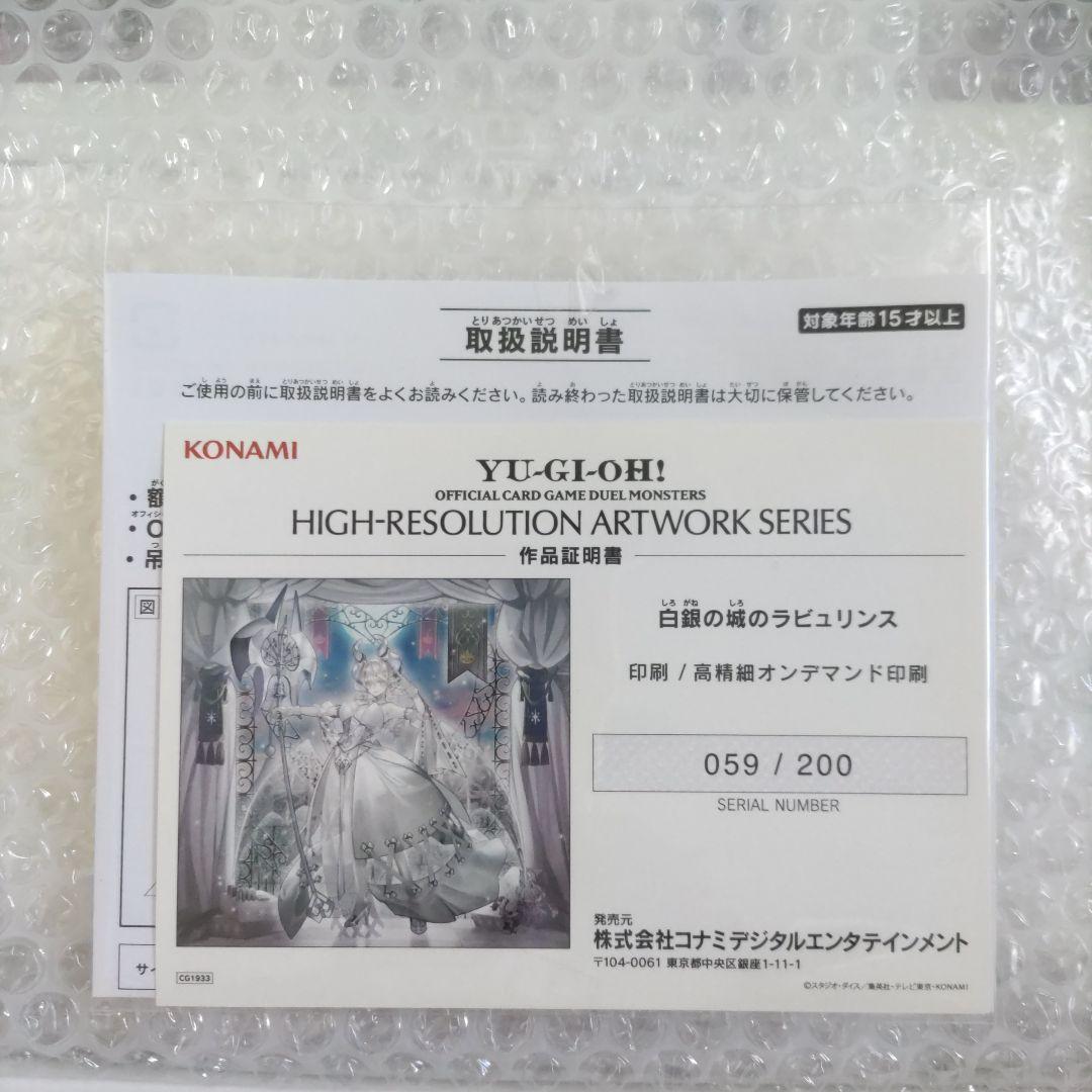 HIGH-RESOLUTION ARTWORKSERIES白銀の城のラビュリンス