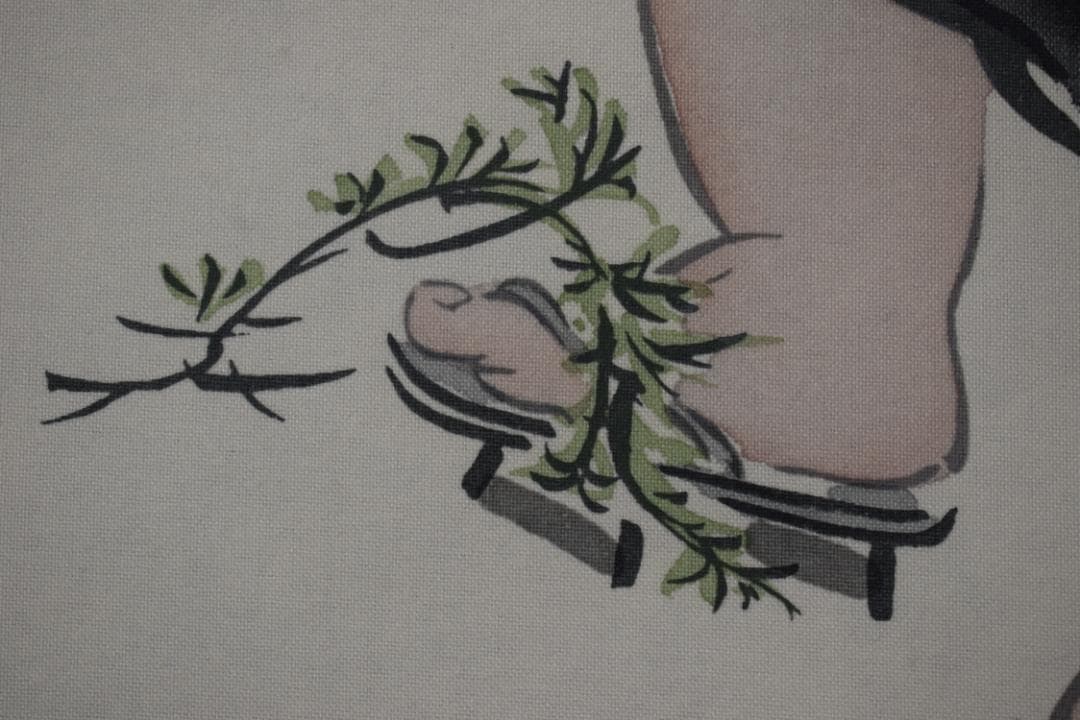 武藤清風/笑福布袋/布袋図/笑福極意在此中/掛軸☆宝船☆Z-93