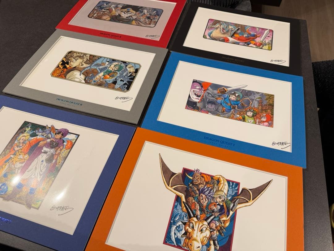 鳥山明 複製原画 6枚セット ドラゴンクエスト