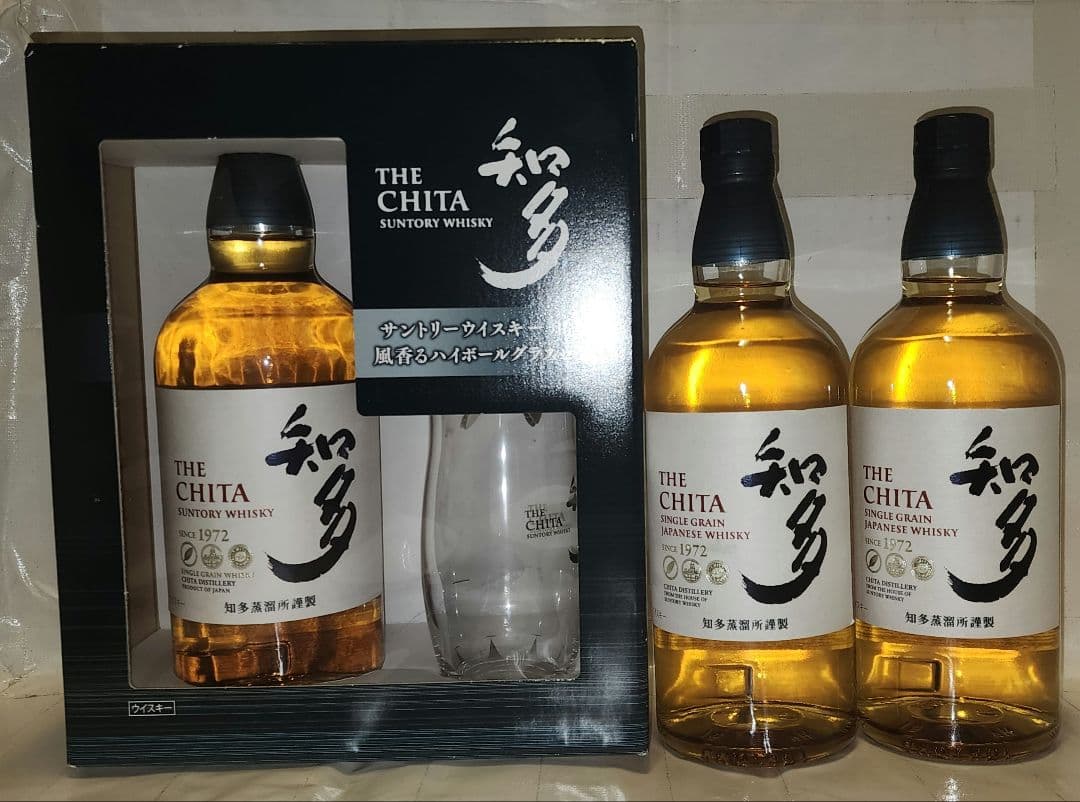 サントリーウイスキー知多 3本 風香るハイボールグラスセット 未開栓
